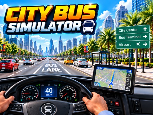 City Bus Simulator Driving Games game artwork