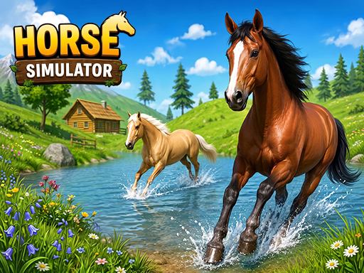 Wild Horse Simulator Racing Games game artwork
